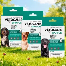 Vetocanis Anti-parasit Spot on Hund i fra 2 til 50 kg.