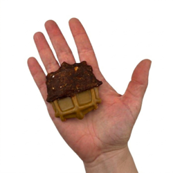 Glutenfri og kornfri hundegodbidder i vaffelform med kylling – uden tilsat sukker og med lavt fedtindhold