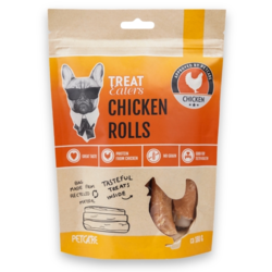 Treateaters kornfrie tyggeruller, med smag af kylling