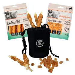 Træningskit til hund med Ollipet taske og Companion godbidder