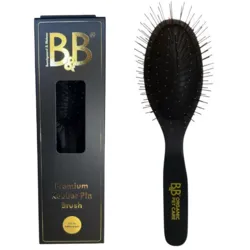 B&B Premium Kobber Pin Brush | 3,3 cm til skånsom pelspleje af lang og semilang pels
