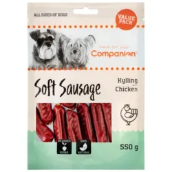 Companion Soft Sausage Chicken 550g bløde hundegodbidder med kylling