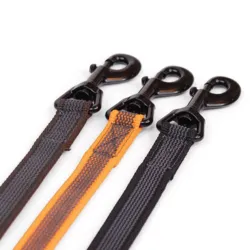 Anti-slip sporline fra Walk'it vist i sort, brun og orange