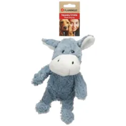 Plyslegetøj Pelza Donkey blødt æsel til hund med pivlyd