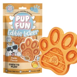 PupFun Spiselig slikkeplade | Mango 3 stk.