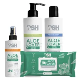 PSH Aloe Lover Plejepakke til vask, pleje og opfriskning af hundens pels