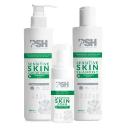 PSH Sensitive Skin Plejepakke med shampoo, conditioner og foam til sensitiv hud