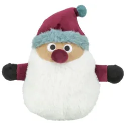 Trixie Xmas Hundelegetøj i Plys Julemand på 20 cm med lyd