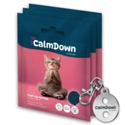 Beroligende CalmDown by KRUUSE® Kat Tag Kit til katte i stressende og uvante