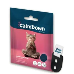 CalmDown by KRUUSE® beroligende feromonknap til katte i transportkasse, bil eller katteseng