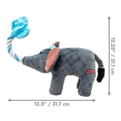 KONG Bendeez Elephant hundelegetøj i quiltet materiale med bøjeligt design