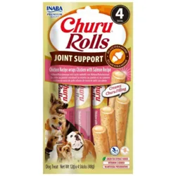 Churu Dog Rolls Joint Support Chicken & salmon bløde hundegodbidder med glucosamin