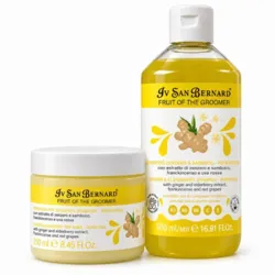 Fruit of the groomer shampoo 500ml med ginger og elderberry kan også tilkøbes med pelskur