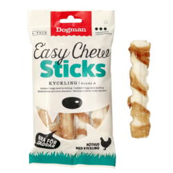 Dogman Easy Chew Sticks med kylling | Hundegodbidder