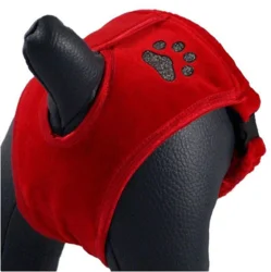 GF Løbetidsbukser - Red glitter paws