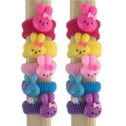 Frotéelastikker med cartoon | 10 stk