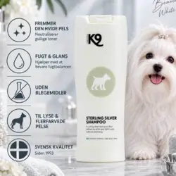 K9 Sterling Silver Shampoo 300ml