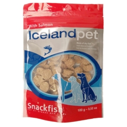 IcelandPet Snackfish m. laks