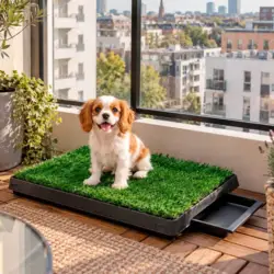 Hundetoilet til hvalpen der ikke kan nå at komme ned at tisse