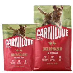 Carnilove Active hundefoder med 26% frisk and og fasan til voksne hunde