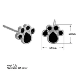 Poteøreringe 100% sterling sølv