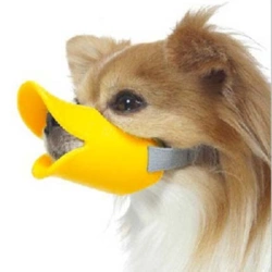 Mundkurv som andenæb til mindre gøende og aggressive hunde.