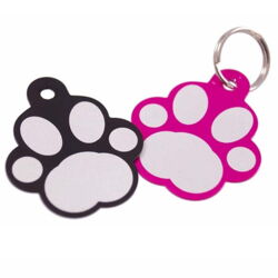 iMarc hundetegn hundepote | Sort eller Pink 3,5 cm