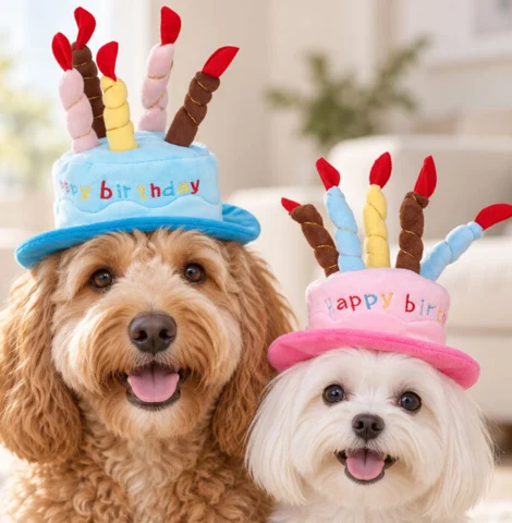 Fødselsdagshat til hunde
