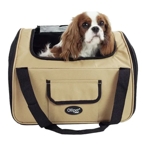 Ollipet Autostol til Hund  2i1 | Sand