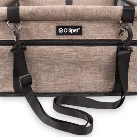 Justerbar strop til hunde autosæde