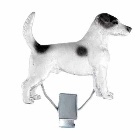 Nummerclips Jack Russell Terrier | Black and white