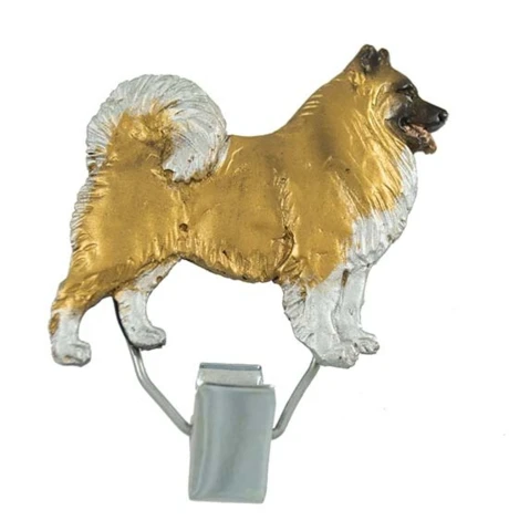 Nummerclips: Islandsk fårehund | Hvid bryst