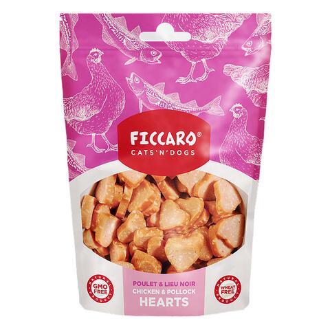 Ficcaro Chicken & Pollock Hearts | 100g