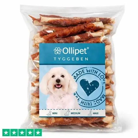 Lækre og knasende Ollipet Twisted Duck