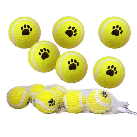 Mini tennisbold | Net med 6 stk.