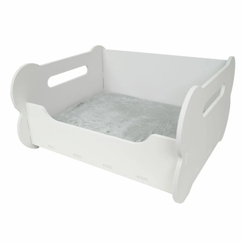 Kødbensformet hundeseng | med madras