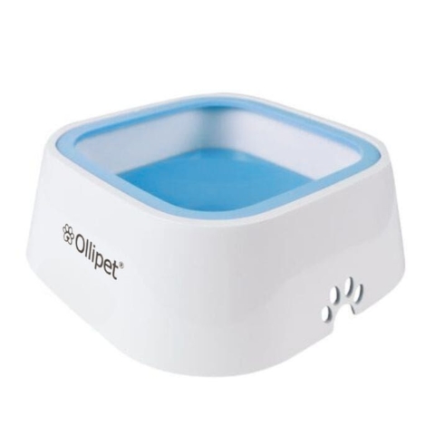 Døjer du med en hund, der efterlader vand på gulvet, er denne vandskål til dig