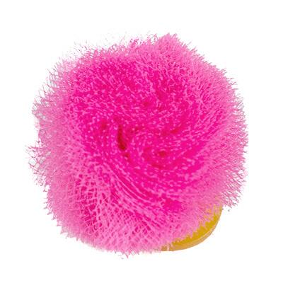 Pompom hårpynt pink