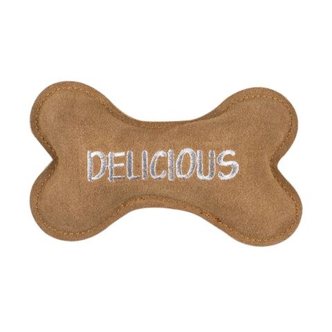 Kødben af læder | Delicious i brun