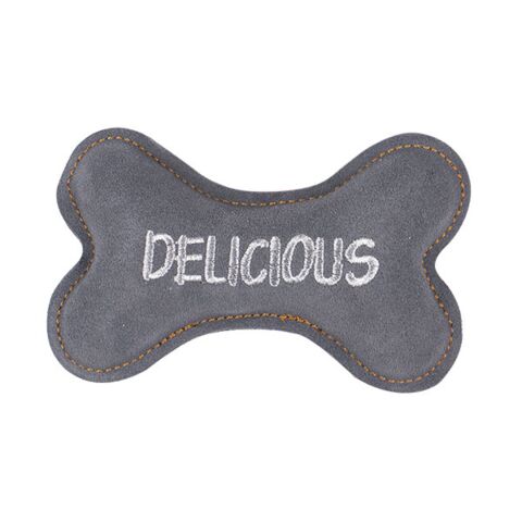 Kødben af læder | Delicious i koksgrå