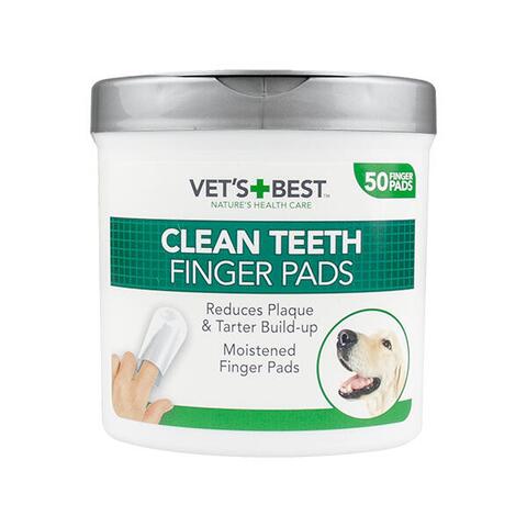 Clean Teeth Finger Pads | Vet's Best