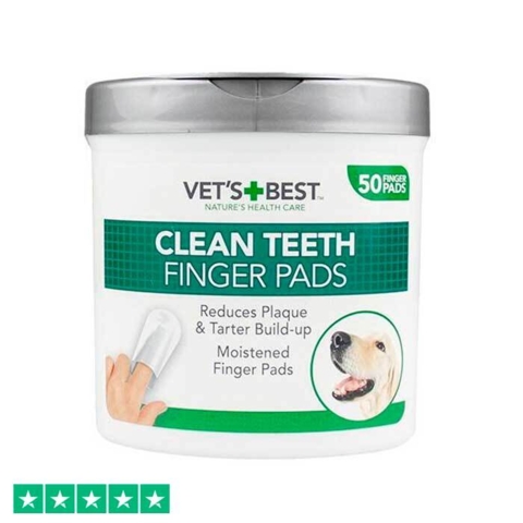 Clean Teeth Finger Pads | Vet's Best