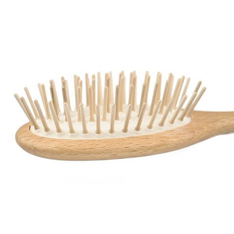 Ollipet Exclusive Wood Pin Brush med træpigge