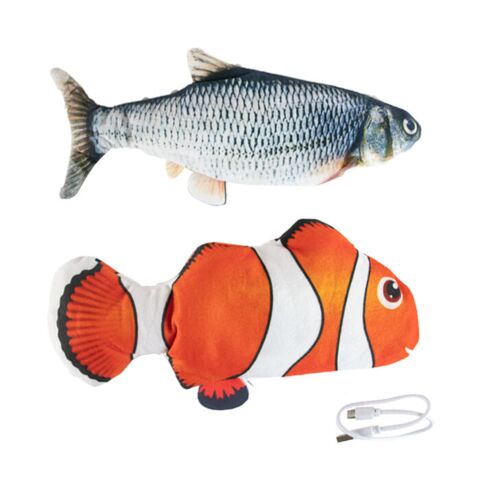 Sjov bevægelig fisk der slår med halen | Silden Melissa | Klovnfisken Mette