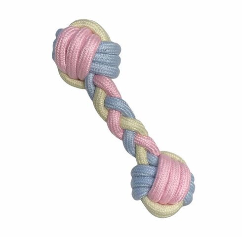 Ollipet Macaron chew rope | Dumbbell