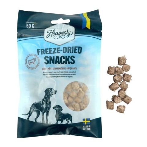 Frysetørret Snacks med Okse