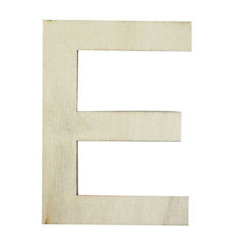 Træ bogstaver  I Bogstavet E