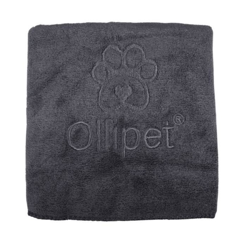 Supersugende Håndklæde til hunde i grå