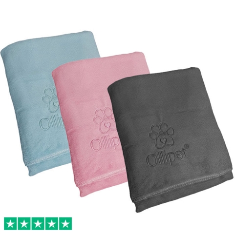Lækre bløde og supersugende hundehåndklæder