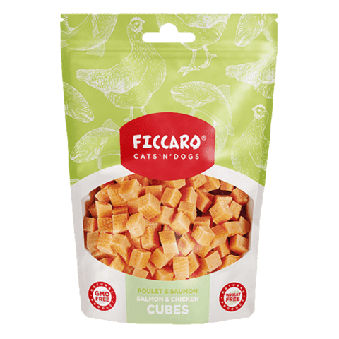 Ficcaro Salmon & Chicken Cubes 100 g